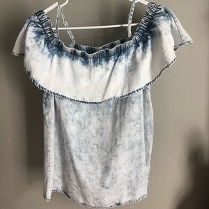 Off the shoulder tank